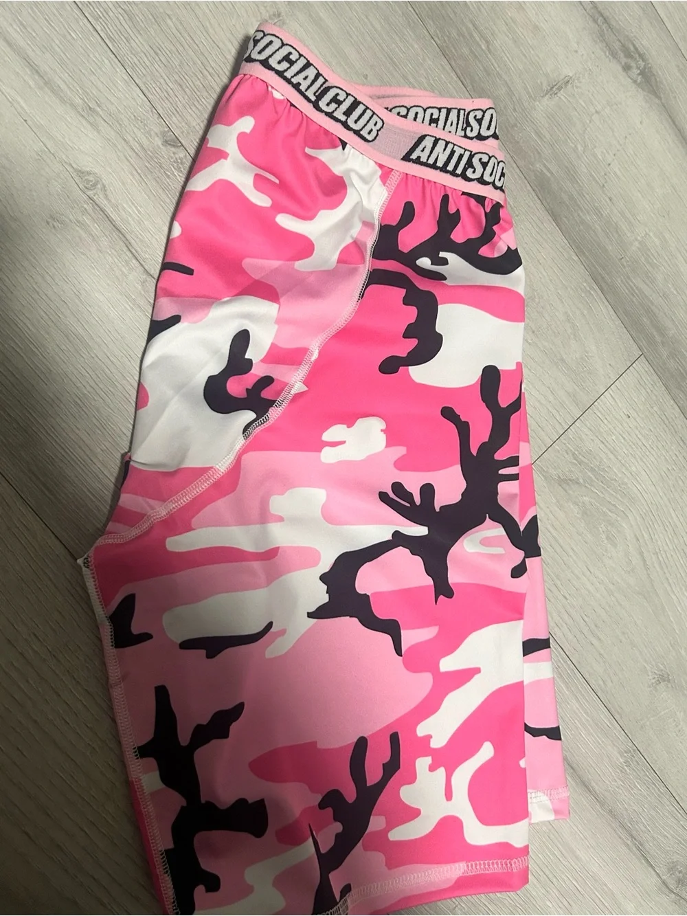 Anti Social Social Club Men’s Pink Camo Performance Shorts/Underwear